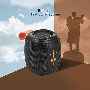 K12 RGB Waterproof Bluetooth Speaker - IPX6 Bass Boost Speaker For Outdoor Party & Beach
