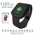 D20 Ultra Fitness Smart Bracelet Watch – Bluetooth Heart Rate & Blood Pressure Monitor (Black)