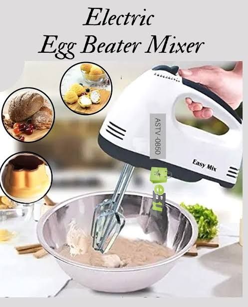 7 Speed Electric Hand Beater - Egg & Cake Mixer
