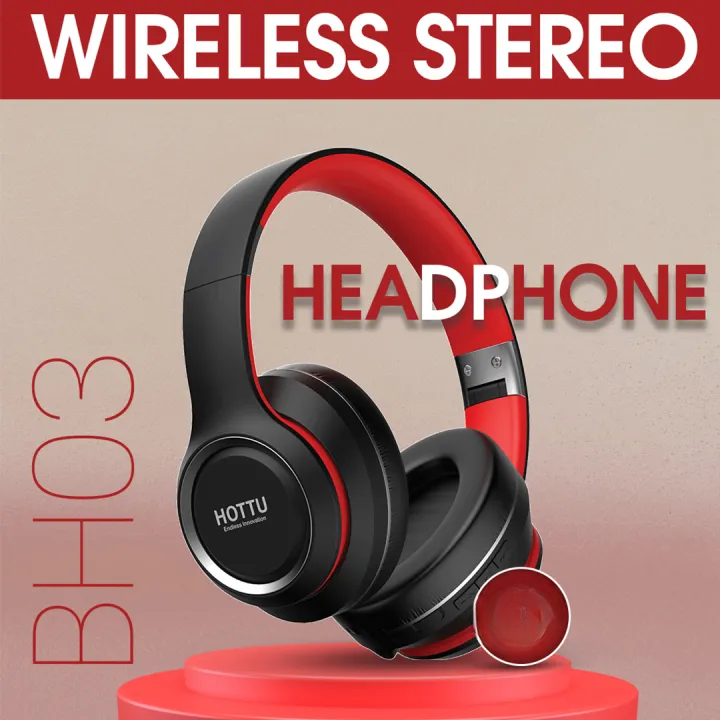 HOTTU BH03 Bluetooth Headphone Micro SD | AUX | Wireless Audio Headset