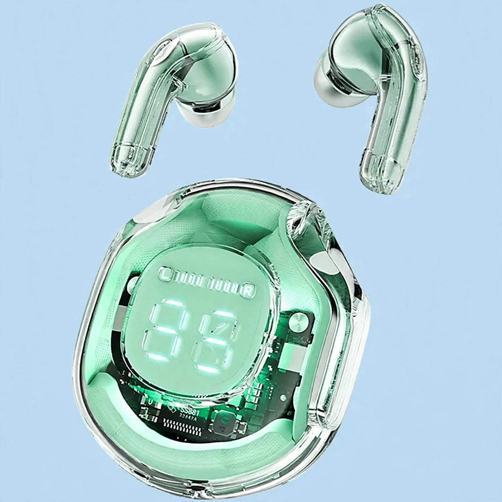 Air 39 Wireless Earbuds – Transparent Display, ENC Noise Cancellation & Bluetooth 5.3 Gaming Earbuds