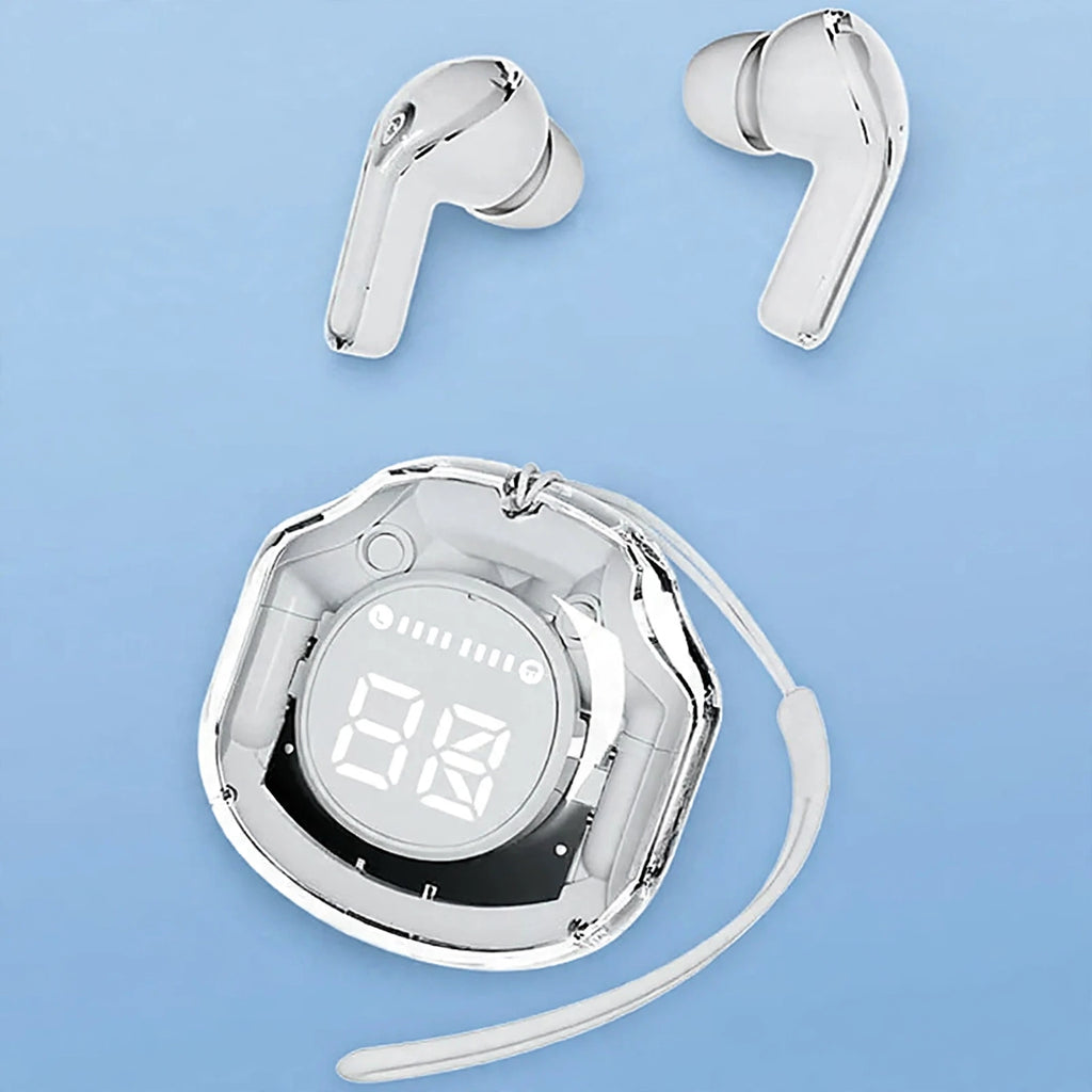 Air 39 Wireless Earbuds – Transparent Display, ENC Noise Cancellation & Bluetooth 5.3 Gaming Earbuds