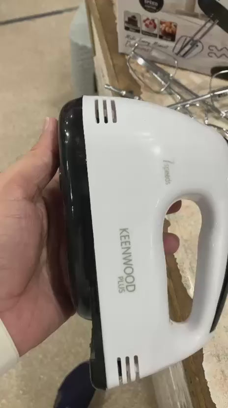 7 Speed Electric Hand Beater - Egg & Cake Mixer